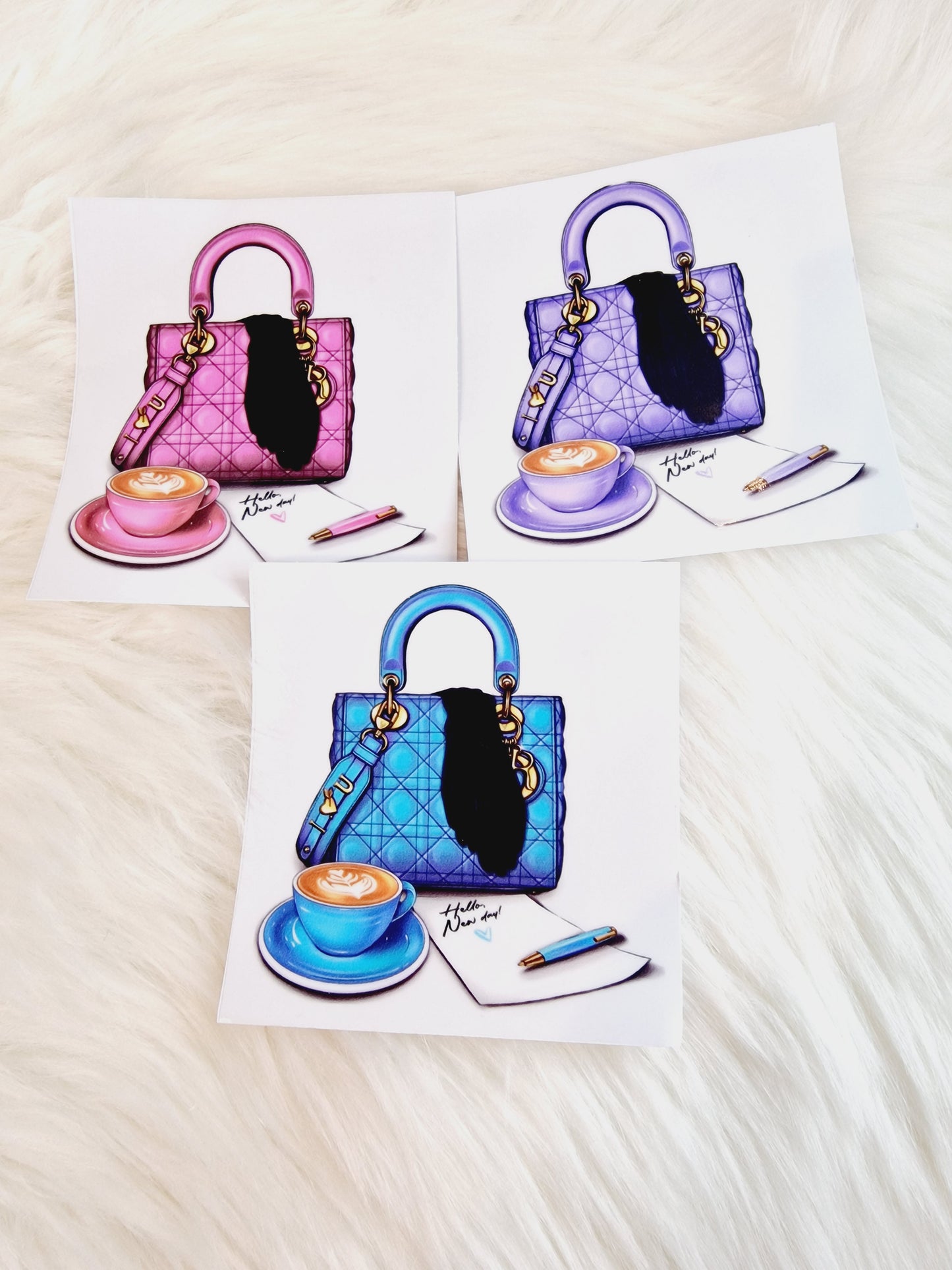 Handbag UV DTF Transfer